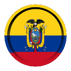 Bandiere America Colombia Rotondo - Anelli 