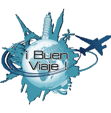 Messages Spanish Buen Viaje Transparent Background 03 