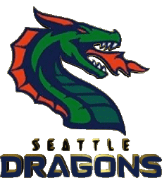 Sports FootBall U.S.A - X F L Seattle Dragons 