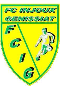 Sports FootBall Club France Logo Auvergne - Rhône Alpes 01 - Ain FC Injoux-Génissiat 