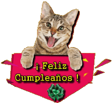 Messagi Spagnolo Feliz Cumpleaños Animales 002 