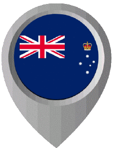 Bandiere Oceania Australia Victoria Perno di posizione 