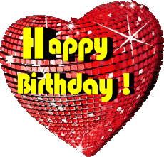 Messages Anglais Happy Birthday Heart 002 