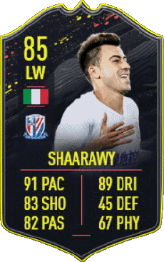 Multimedia Videospiele F I F A - Karten Spieler Italien Stephan El Shaarawy 