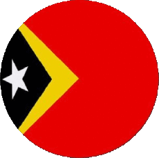 Flags Asia East Timor Round 