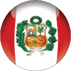 Flags America Peru Round 