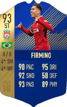 Multi Média Jeux Vidéo F I F A - Joueurs Cartes Brésil Roberto Firmino 