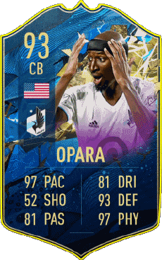 Multimedia Vídeo Juegos F I F A - Jugadores  cartas U S A Ike Opara 