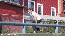 Humor -  Fun Sports Skateboard Free Style Fail 01 