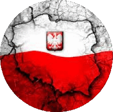 Fahnen Europa Polen Runde 