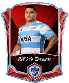 Sports Rugby - Players Argentina Team 2025 GALLO Thomas 