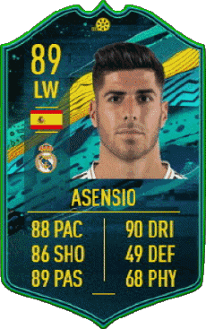 Multi Média Jeux Vidéo F I F A - Joueurs Cartes Espagne Marco Asensio Willemsen 