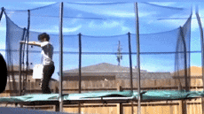 Humor - Fun Deportes Trampolín Afuera Fail 