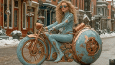 Umorismo -  Fun A.I Miscela Epic Steampunk Vehicule 