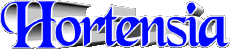 Nombre FEMENINO - España H Hortensia 