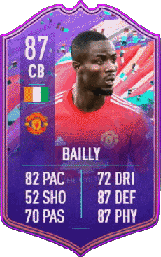 Multimedia Vídeo Juegos F I F A - Jugadores  cartas Costa de Marfil Eric Bailly 