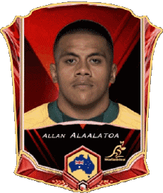 Sport Rugby - Spieler Australien Allan Alaalatoa 