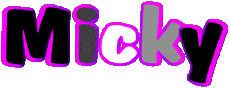 First Names MASCULINE -  UK - USA - IRL - AUS - NZ M Micky 