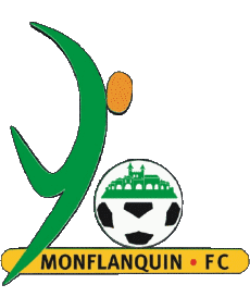 Sports FootBall Club France Logo Nouvelle-Aquitaine 47 - Lot-et-Garonne Monflanquin FC 