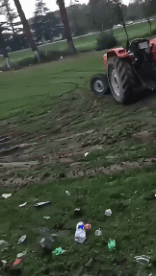 Umorismo -  Fun Trasporti Trattore Accident Fail 