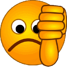 Mensajes Emoticonos Malo - Pulgares abajo 