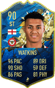 Multi Media Video Games F I F A - Card Players England Ollie Watkins 