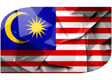 Flags Asia Malaysia Rectangle 