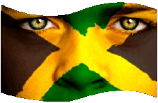 Flags America Jamaica Rectangle 