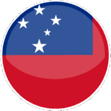 Flags Oceania Samoa Round 