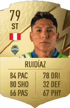 Deportes F I F A - Jugadores  cartas Perú Raúl Ruidíaz 