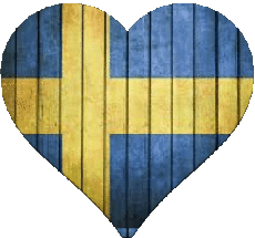 Banderas Europa Gamuza Corazón 