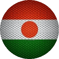 Flags Africa Niger Round 