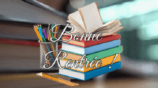 Messages Français Bonne Rentrée Fond Animé 003 
