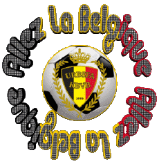 Messagi Francese Allez La Belgique Football 