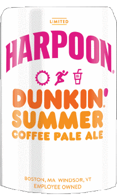 Dunkin's Summer coffee pale ale-Getränke Bier USA Harpoon Brewery 