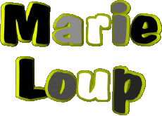 First Names FEMININE - France M Composed Marie Loup 