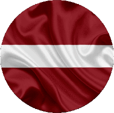 Fahnen Europa Lettland Runde 