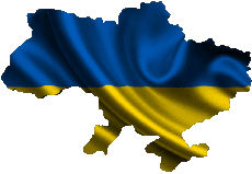 Drapeaux Europe Ukraine Carte 