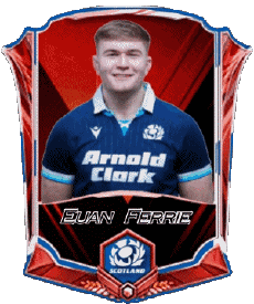 Sportivo Rugby - Giocatori Scozia Squadra 2025 Euan Ferrie 
