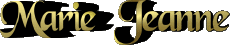 Vorname WEIBLICH - Frankreich M Zusammengesetzter Marie Jeanne 
