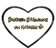 Mensajes Alemán Herzlichen Glückwunsch zum Muttertag 01 