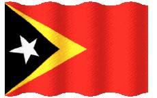 Banderas Asia Timor Oriental Ondulación 