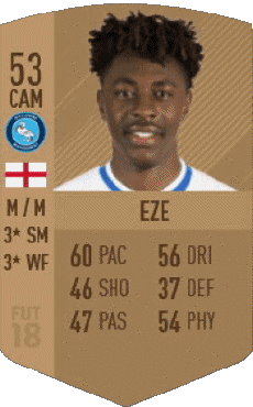 Multimedia Videospiele F I F A - Karten Spieler England Eberechi Eze 