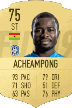 Multimedia Videospiele F I F A - Karten Spieler Ghana Frank Acheampong 