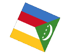 Drapeaux Afrique Comores Sphere - Cube 