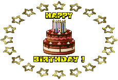 Mensajes Inglés Happy Birthday Cakes 001 