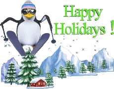 Nachrichten Englisch Happy Holidays Winter Serie 05 