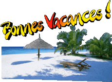 Messages Français Bonnes Vacances Fond Transparent 28 