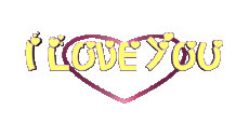 Messagi Inglese I Love You Cuore 