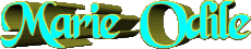 Vorname WEIBLICH - Frankreich M Zusammengesetzter Marie Odile 